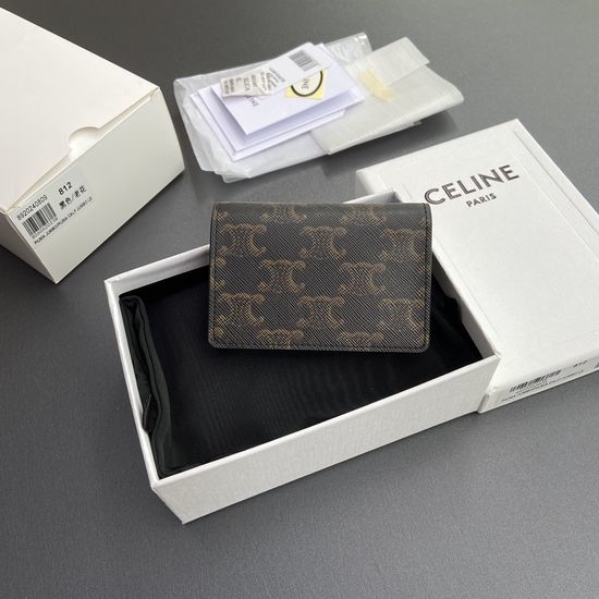 Celine TRIOMPHE Card Holder 10J812BZR.38SI