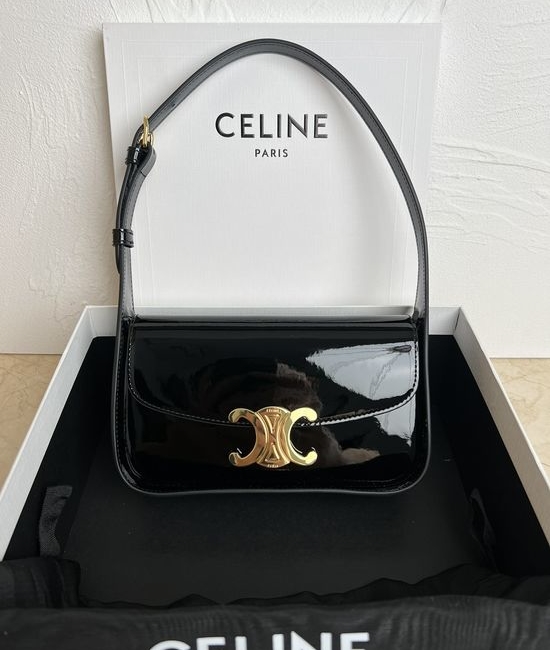 Celine TERENCE Triomphe Leather Bag 118313
