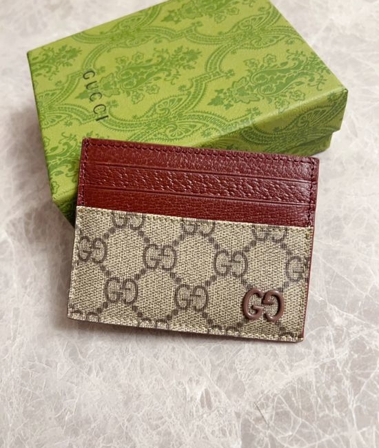 Gucci Two-tone Leather Card Case 795230