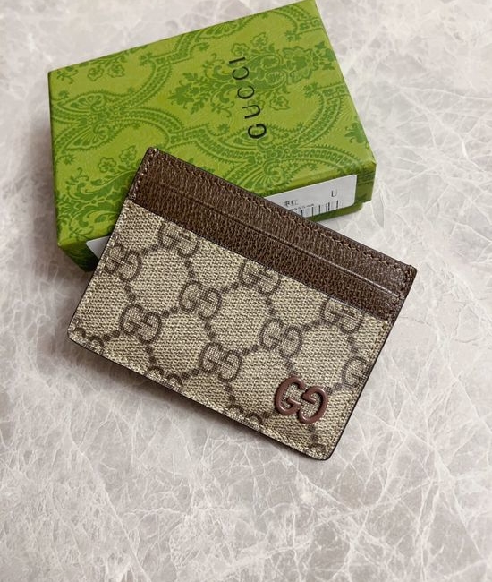 Gucci Dual-tone Contrast Card Case 768248