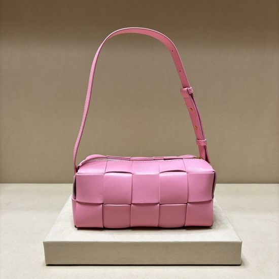 Bottega Veneta BV Brick Cassette Woven Lambskin Shoulder Bag 9305