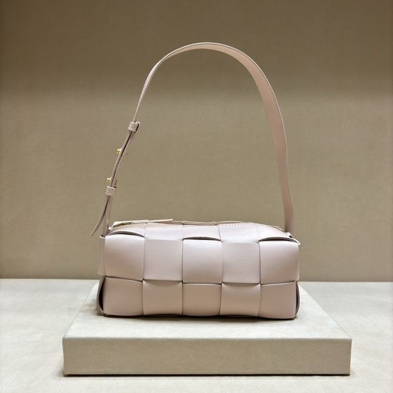 Bottega Veneta BV Brick Cassette Woven Lambskin Shoulder Bag 9305