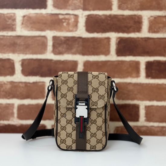 Gucci Beige Brown Crossbody Bag 802099