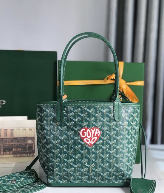 Goyard Anjou Mini Limited Heart Tote Bag 020660