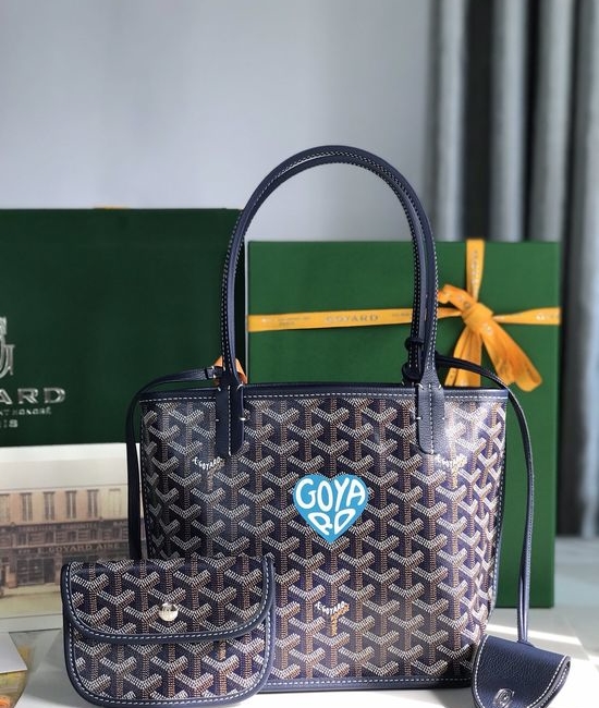 Goyard Anjou Mini Custom Heart Tote Bag 020660