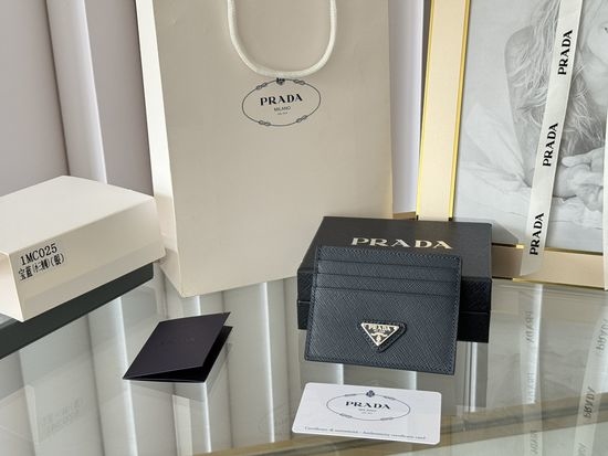 Prada Saffiano Leather Card Holder 1MC025