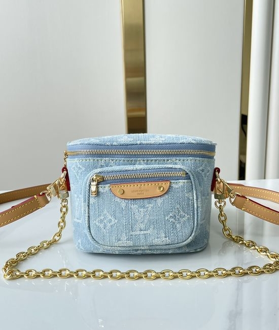 Louis Vuitton LV Mini Bumbag Denim Waist Bag M83353