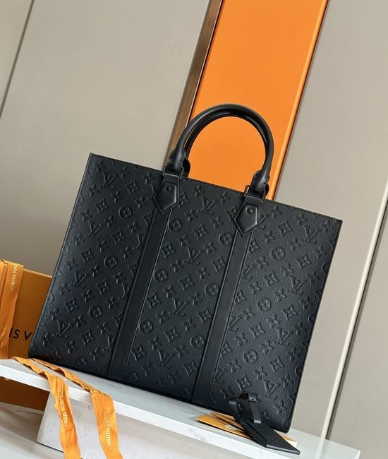 Louis Vuitton LV Sac Plat 24H Monogram Eclipse Handbag M24786