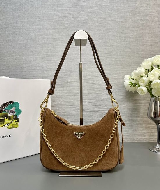 Prada Hobo Convertible Crossbody Bag 1BC204