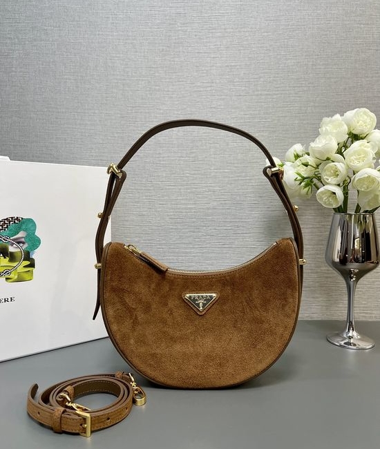 Prada Moon Handbag Matte Leather 12662