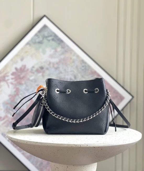 Louis Vuitton LV Muria Perforated Leather Bucket Bag M57070
