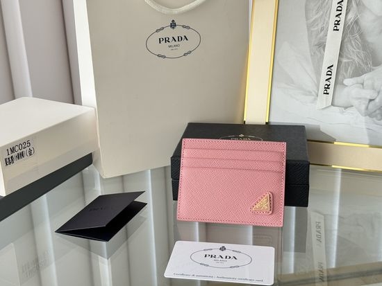 Prada Saffiano Leather Card Holder 1MC025