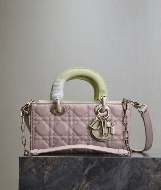 Christian Dior CD Lady DJoy Lambskin Quilted Bag 0540