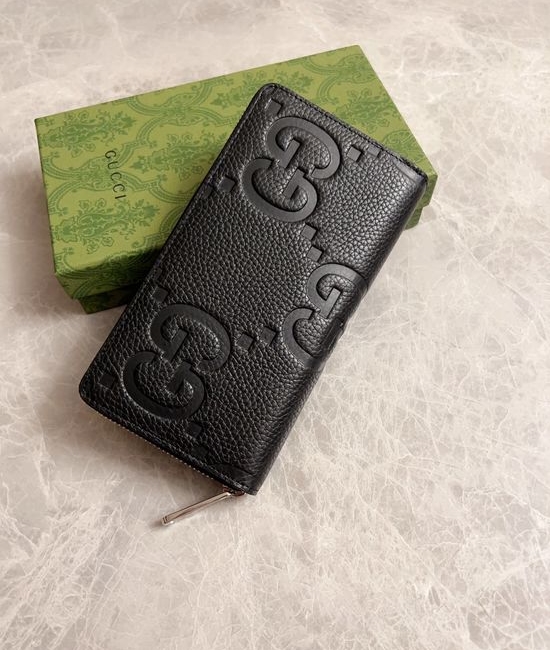 Gucci Ophidia Embossed G Zipper Clutch 739484