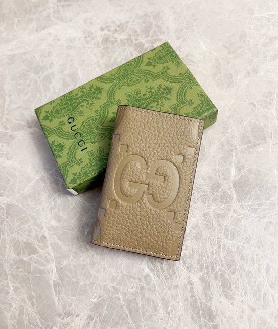 Gucci Card Holder Embossed G 739478