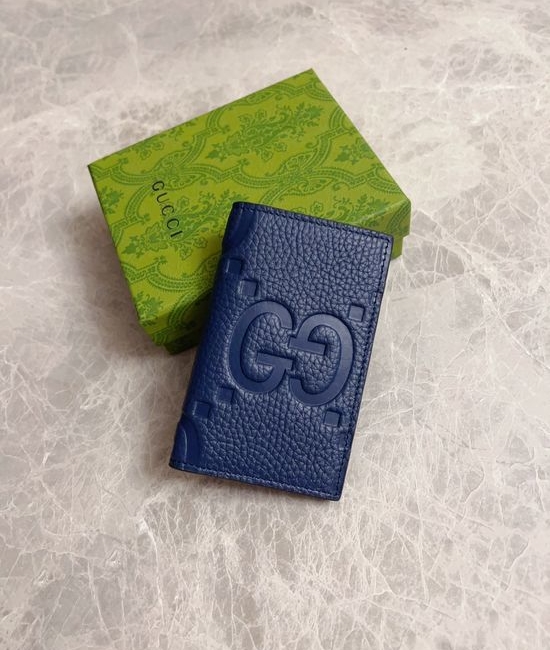 Gucci Card Holder Embossed G 739478
