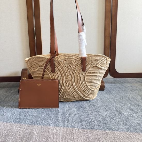 Celine TRIOMPHE Woven Basket Bag 117022