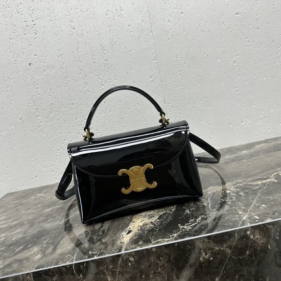 Celine Teen Nino Patent Leather Handbag 118113