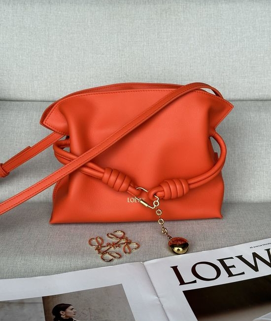 Loewe Mini Flamenco Nappa Leather Clutch 11050S