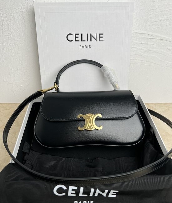 Celine LOLA Shiny Calfskin Handbag 119533BF4.38NO