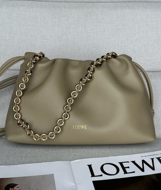 Loewe Flamenco Purse Eucalyptus Lambskin Clutch 1774
