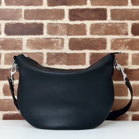 Gucci Tote Black Smooth Leather Large Bag 801887