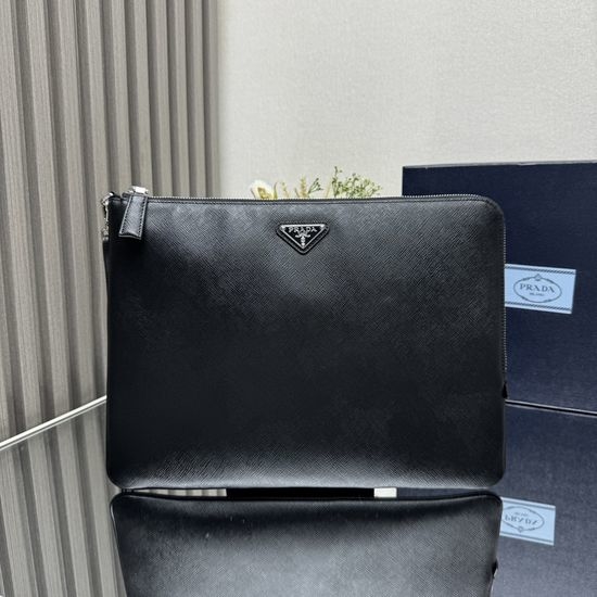 Prada Saffiano Leather Clutch 2NH023