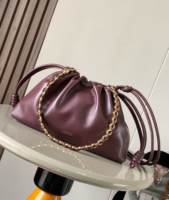 Loewe Flamenco Purse Nappa Leather Clutch 9057