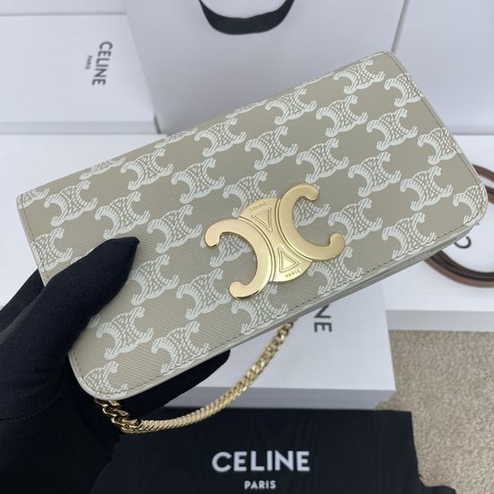 Celine MULTIPOCHETTE Triomphe Lock Mini Crossbody Bag 10L972