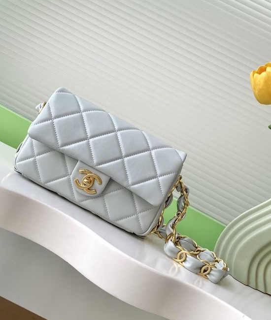 Chanel CC Logo Classic Shoulder Flap Bag AS5174