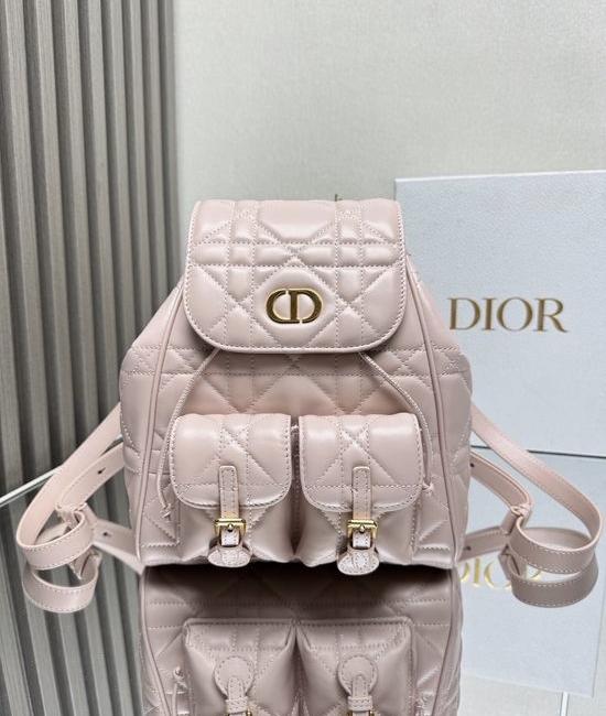 Christian Dior CD Caro Sheepskin Backpack 6301