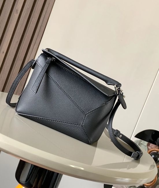 Loewe Puzzle Mini Leather Handbag 8003 Black