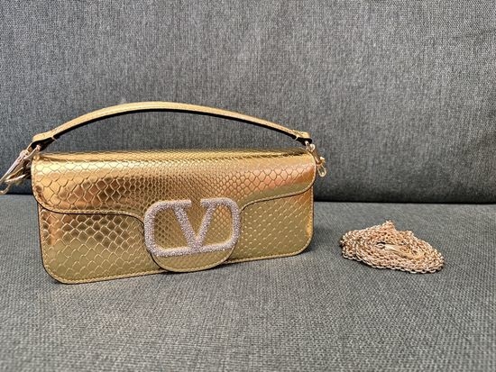 Valentino MINILOC Snakeskin Leather Handbag 1133S