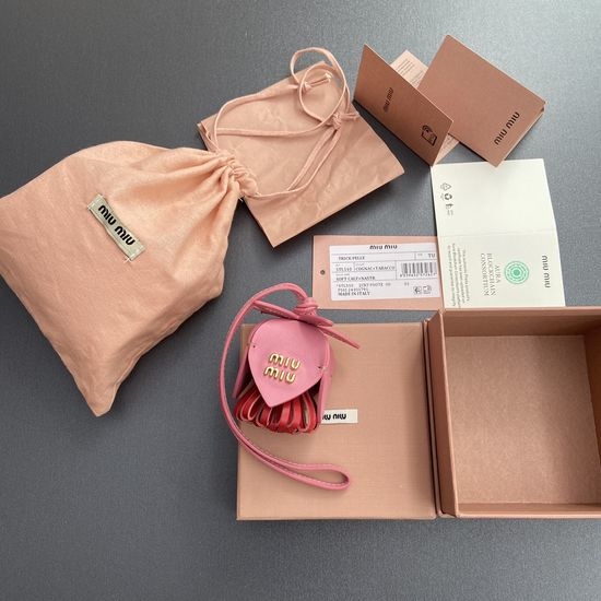 Miu Miu Leather Bag Charm 5TL498
