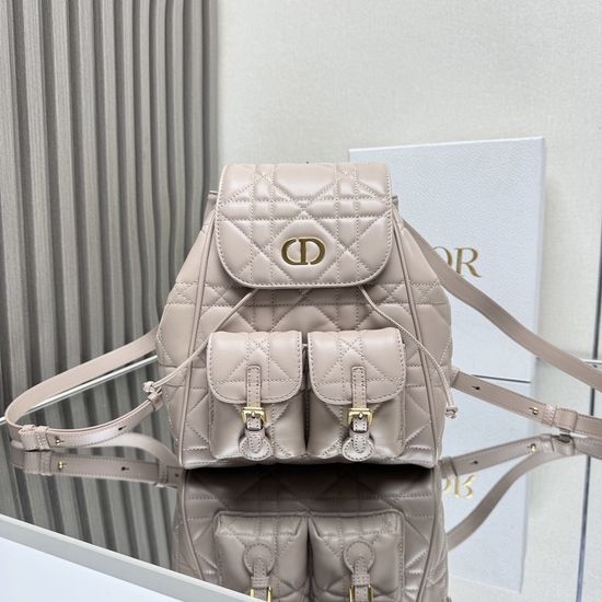 Christian Dior CD Caro Lambskin Backpack 6301