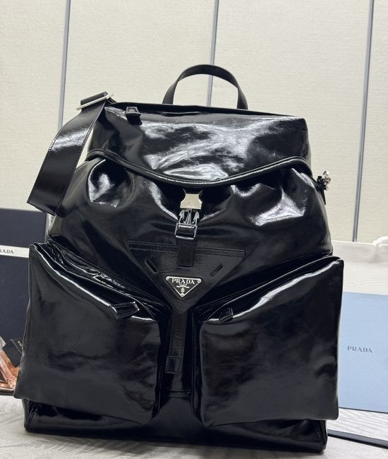 Prada Runway Leather Backpack Large Storage 2VZ108