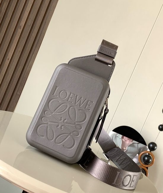 Loewe Molded Sling Smooth Leather Crossbody 9147