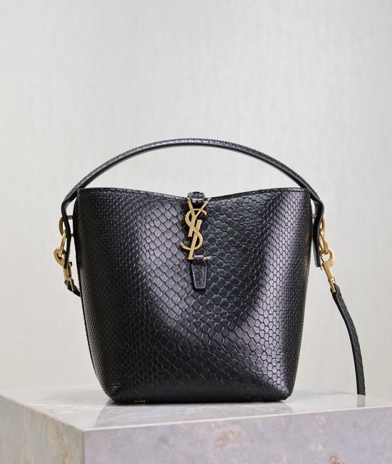 Yves Saint Laurent YSL LE 37 Small Bucket Bag Italian Calfskin 749036
