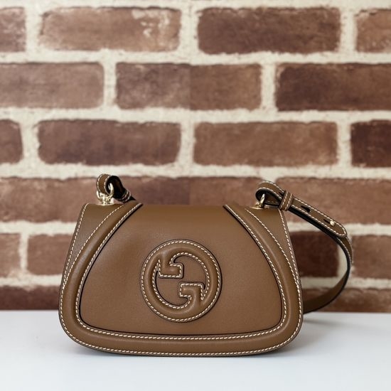 Gucci Brown Leather Crossbody Bag 815700