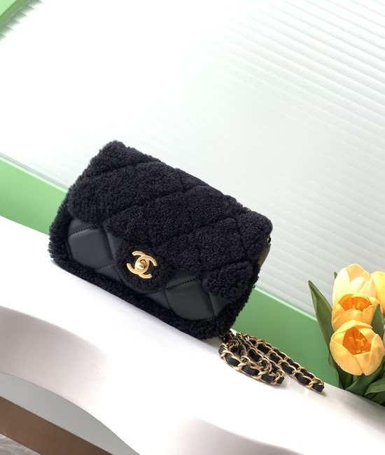 Chanel Teddy Lambskin CF Crossbody Bag AS5148