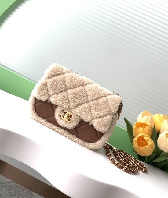 Chanel Teddy Lambskin CF Crossbody Bag AS5148