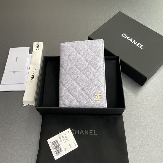 Chanel Quilted Passport Holder 80385