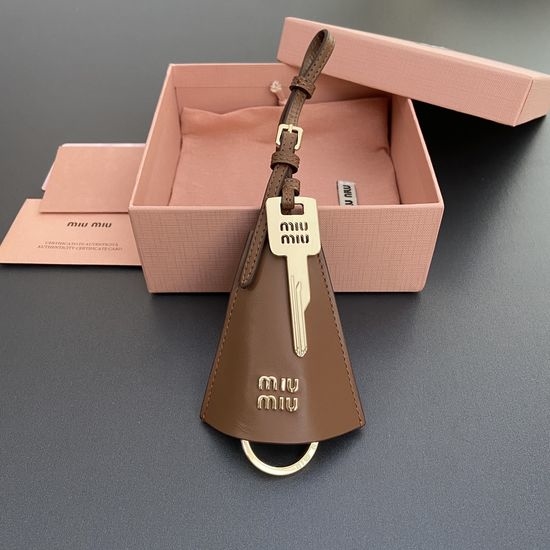 Miu Miu Leather Key Ring Charm MM0170_5TL514