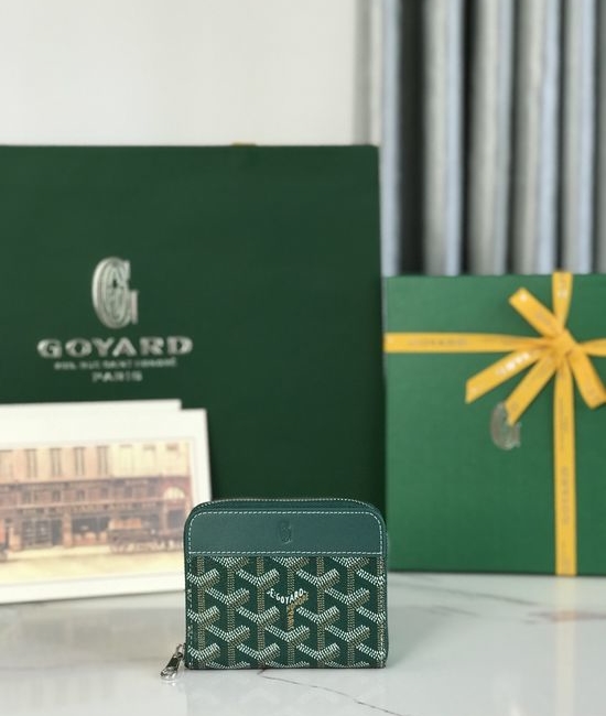 Goyard Matignon Mini Canvas Zipper Coin Purse 020605