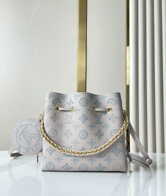 Louis Vuitton LV BELLA Perforated Leather Bucket Bag M12125