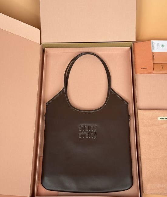 Miu Miu IVY Heatherwood Tote Bag 5BG231
