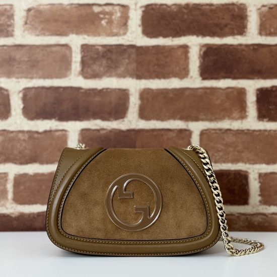 Gucci Matte Crossbody Bag Brown 815711