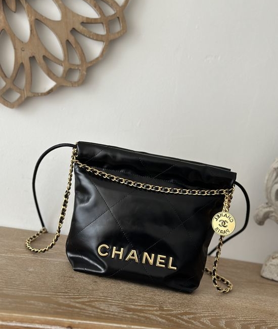 Chanel Mini Bag Calfskin Gold Hardware 3980