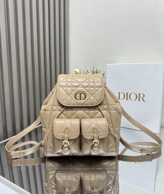 Christian Dior CD Caro Lambskin Backpack 6301