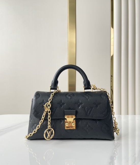 Louis Vuitton LV NANO MADELEINE Leather Chain Crossbody Bag M12144